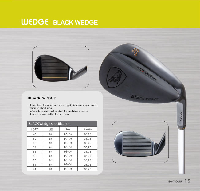 [Wedge] Black Wedge Made in Korea